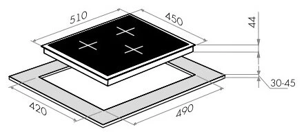 Товар Варочная панель Maunfeld EVI 453-BK VSK2199027