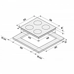 Варочная панель Krona Zauber 60 BL 1DZTK VSK2293046 фото