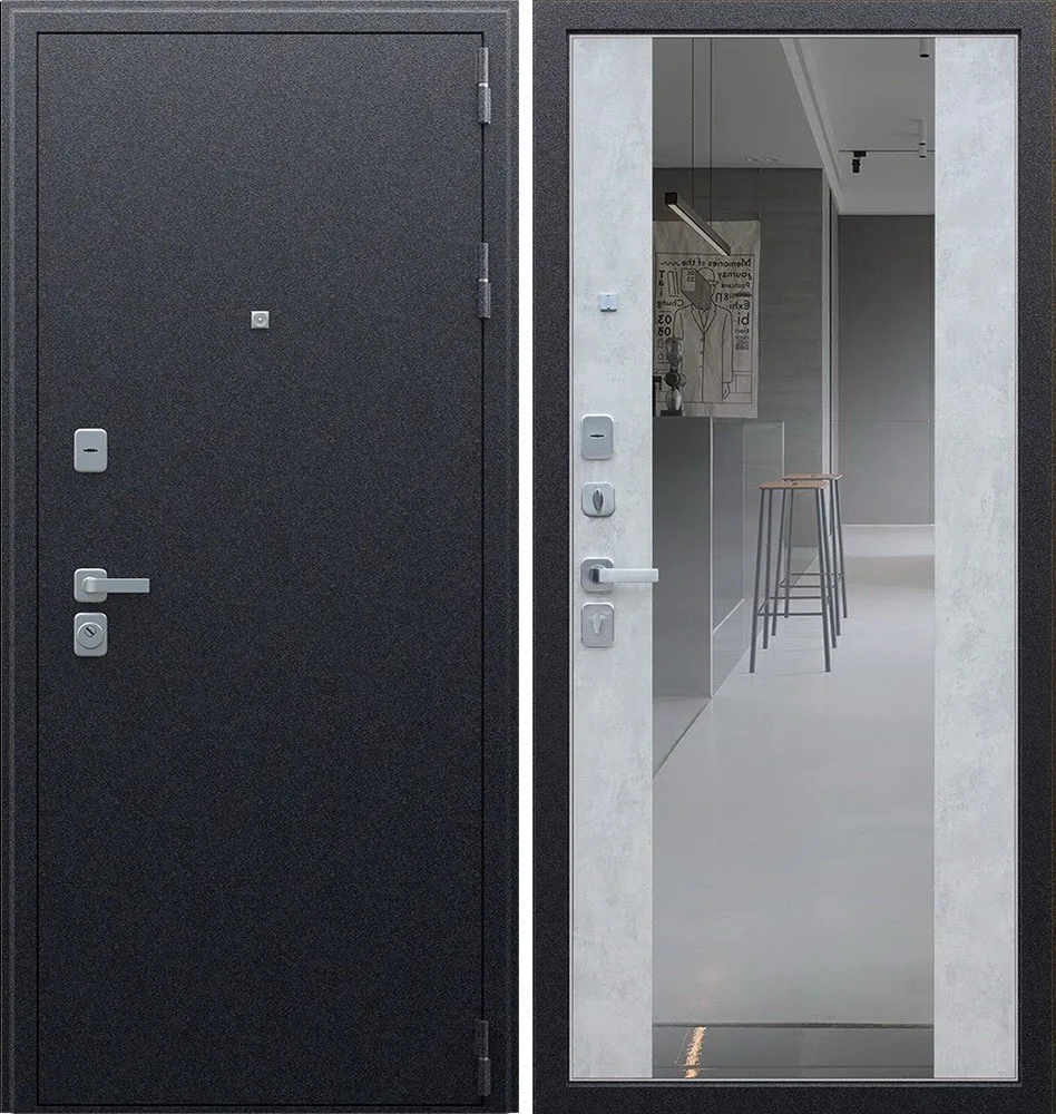 Дверь Спартак Б с зеркалом DIS006674