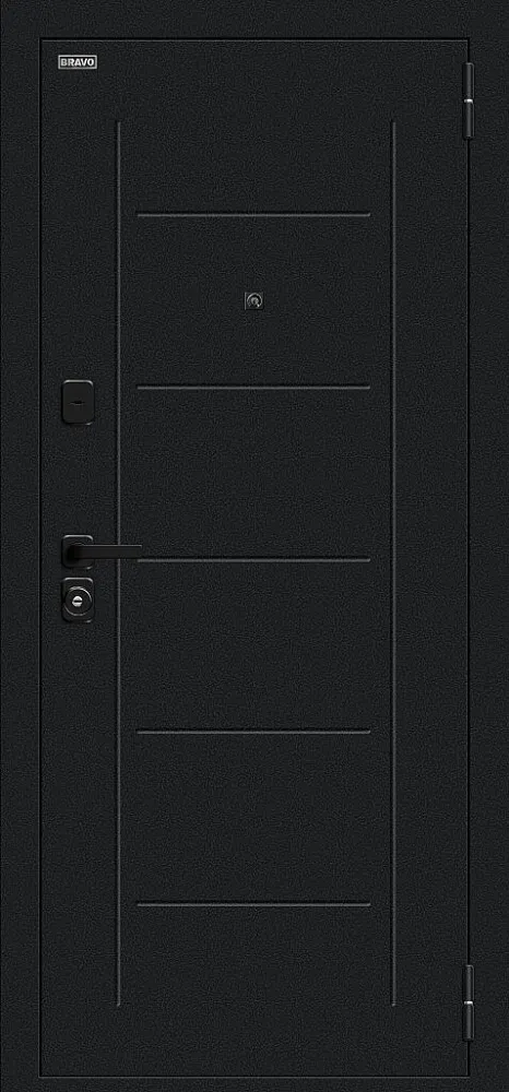 Фото Дверь Борн/SBlack Букле черное/Wenge Melinga BR6185