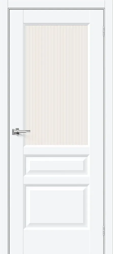 Фото Межкомнатная дверь Неоклассик-35 White Silkwood BR5948